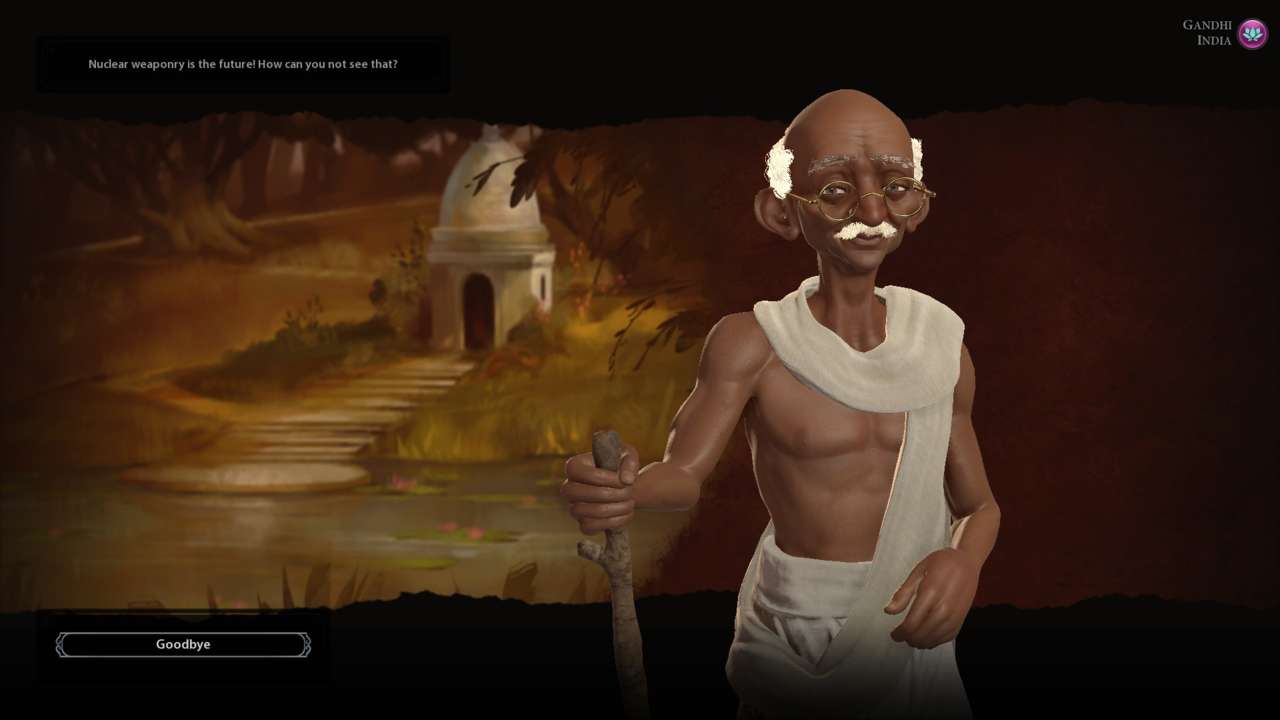 Sid Meier Confirms Nuclear Gandhi Is Sadly Just A Myth