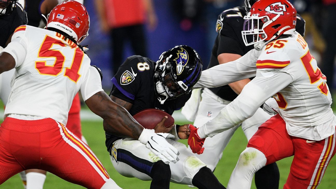 Baltimore Ravens’ Lamar Jackson calls Kansas City Chiefs ‘our kryptonite’ after another loss