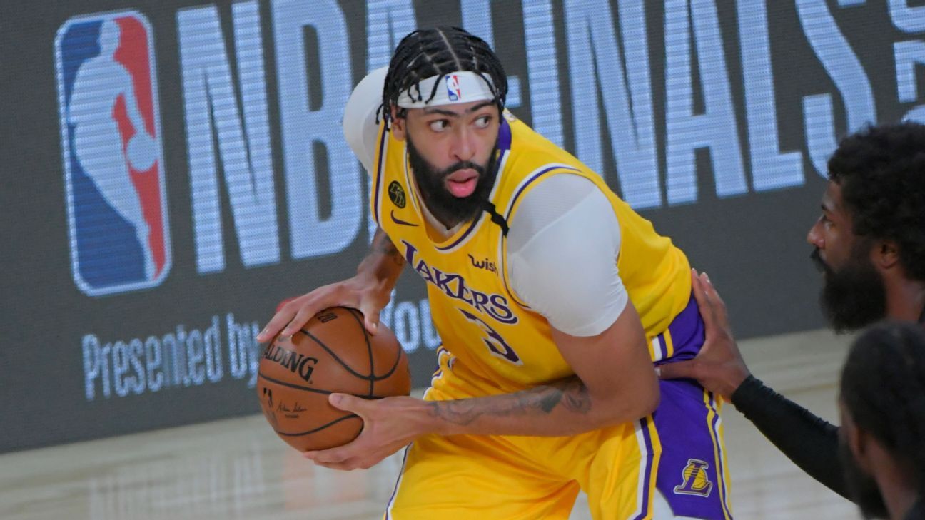 Los Angeles Lakers’ Anthony Davis shines in NBA Finals debut but says ‘job is not done’