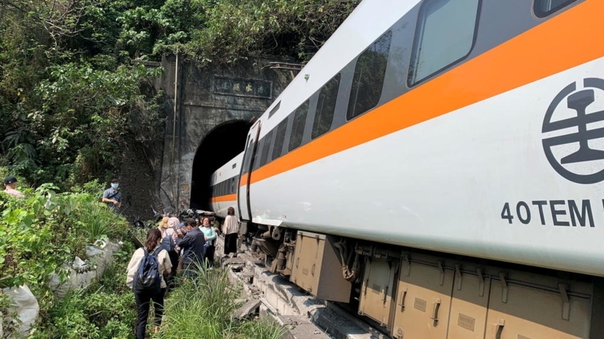 Dozens feared dead after train derails in Taiwan; rescue efforts continue