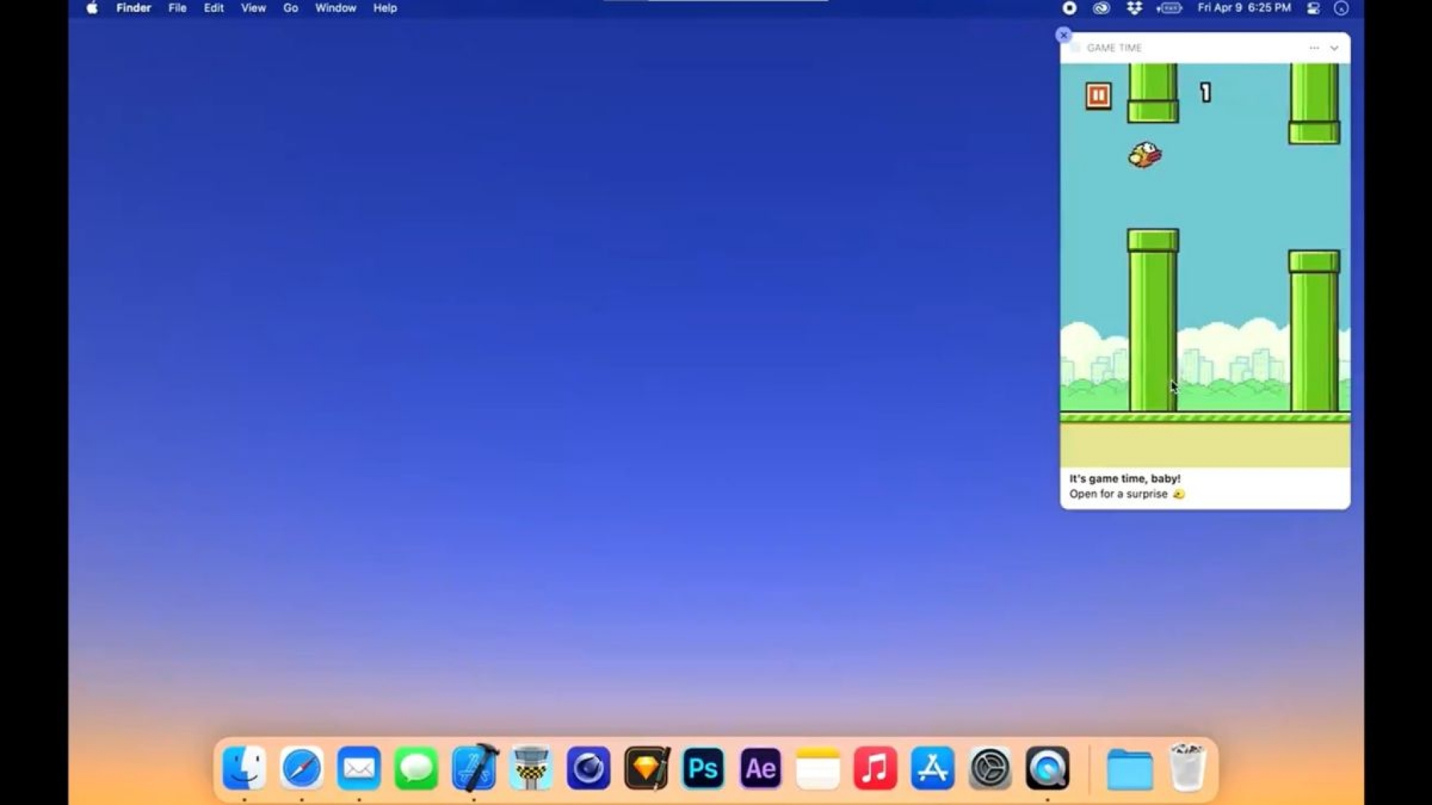 Flappy Bird Has Been Revived as an Interactive MacOS Notification