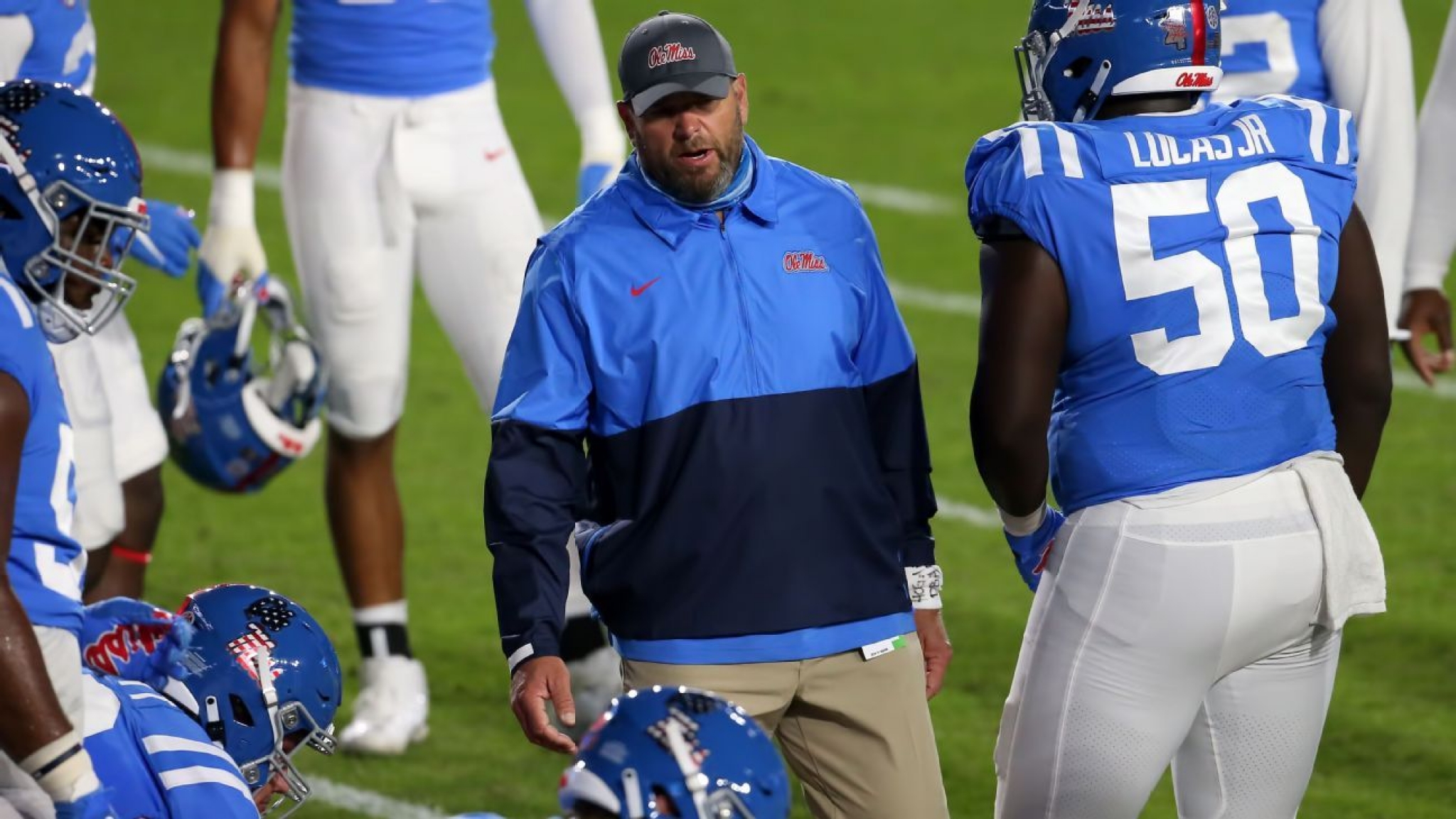 Ole Miss fires OL coach days after spring game