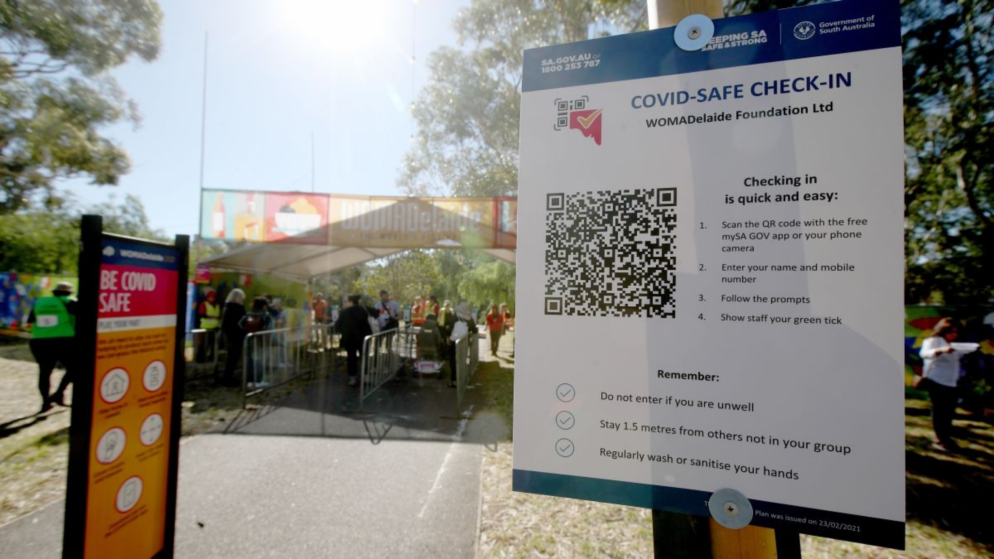 Man Banned From Carrying ‘Loose QR Codes’ After Altering Covid Check-In Signs
