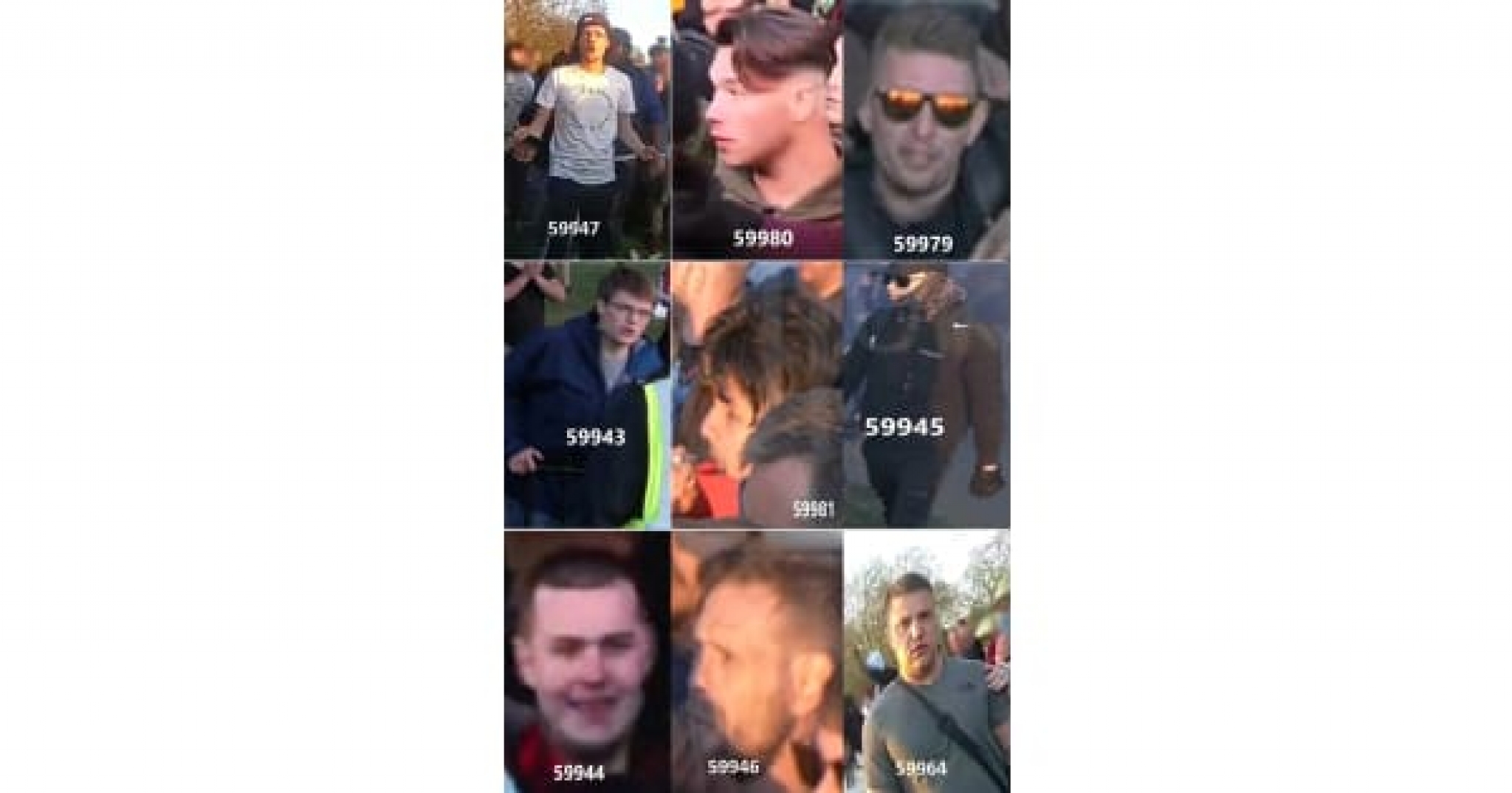 Appeal to identify nine people after 14 officers injured in Hyde Park