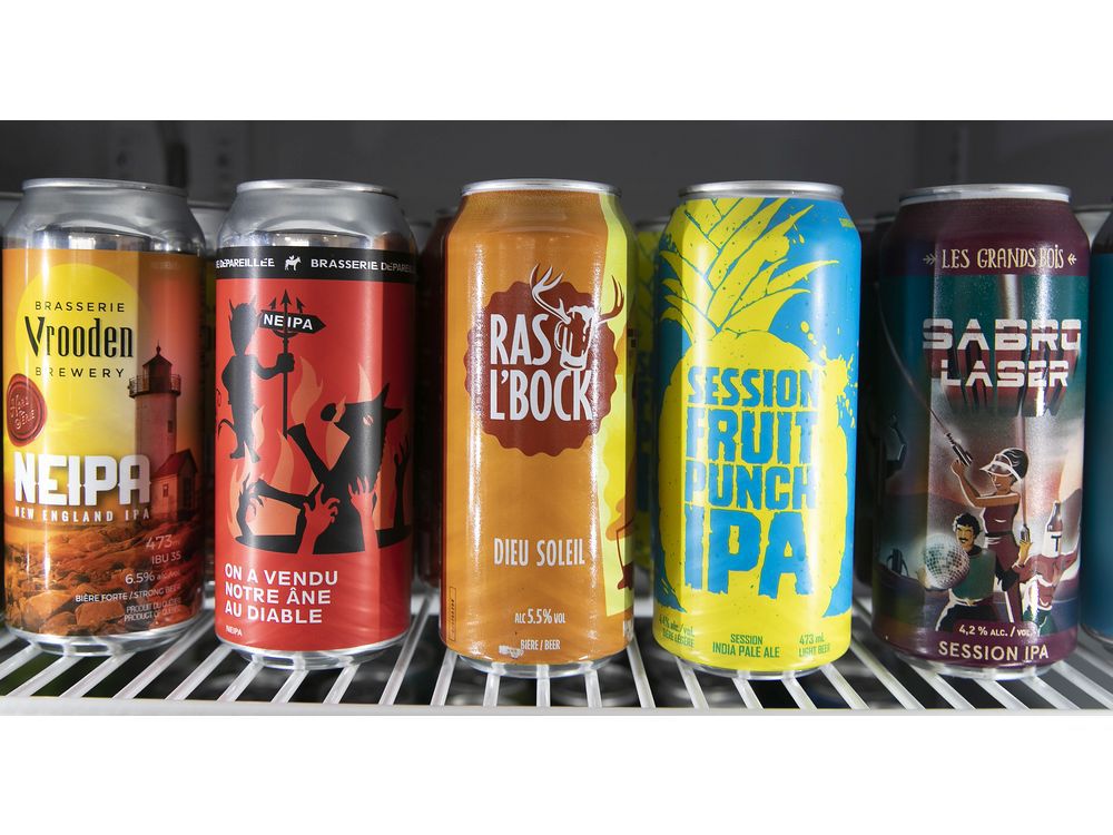 MONTREAL, QUE.: APRIL 23, 2021 — Dépanneur Bière Froide Cold Beer boasts a Quebec-only inventory of speciality microbrews, wines and cider.