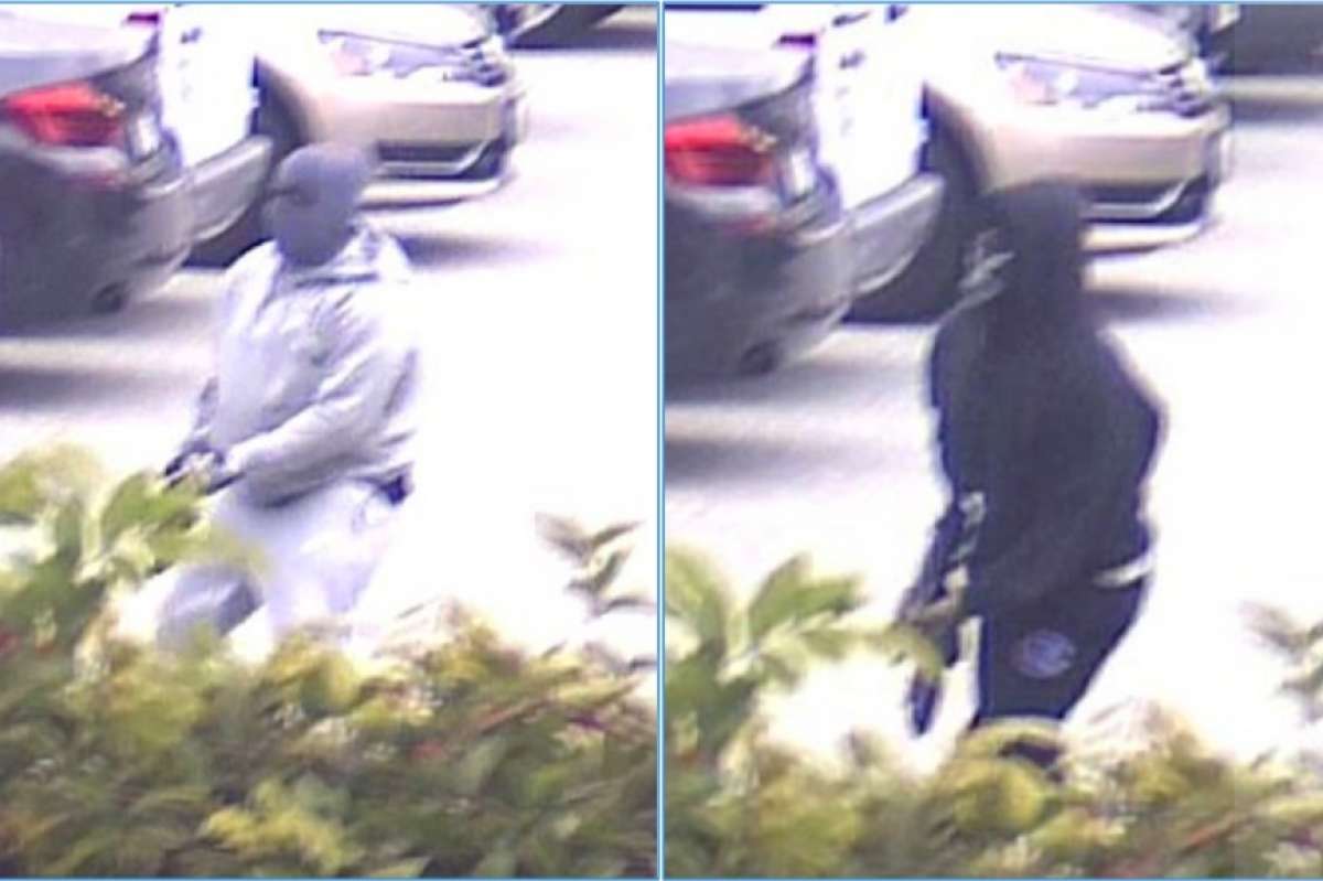 UCSF police shared images of suspects and vehicles that police said were involved in a shooting incident that occurred at the UCSF Mission Center Building parking lot on April 21.