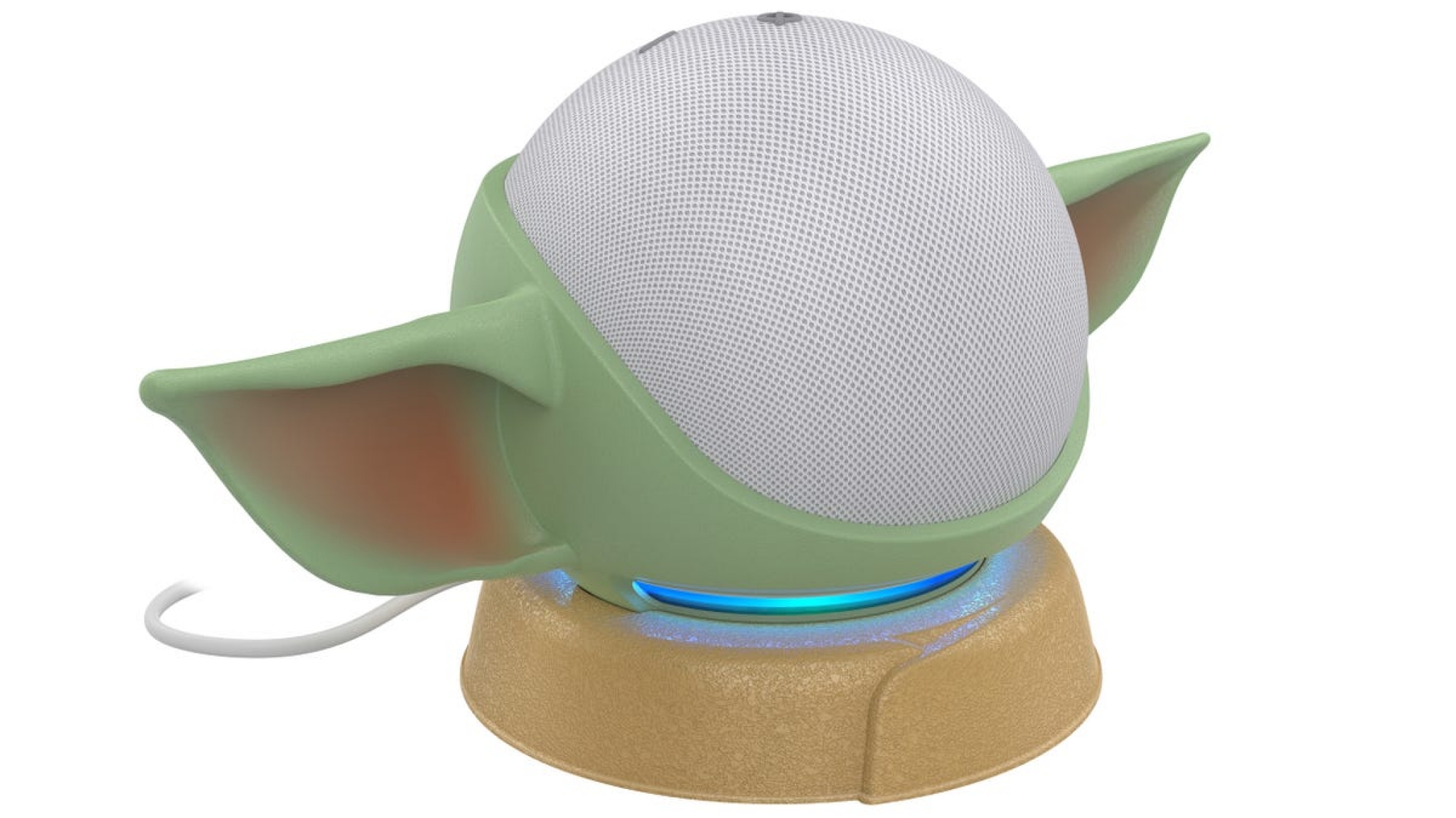 Turn Your Amazon Echo Dot Into an Aging Baby Yoda With Male Pattern Baldness
