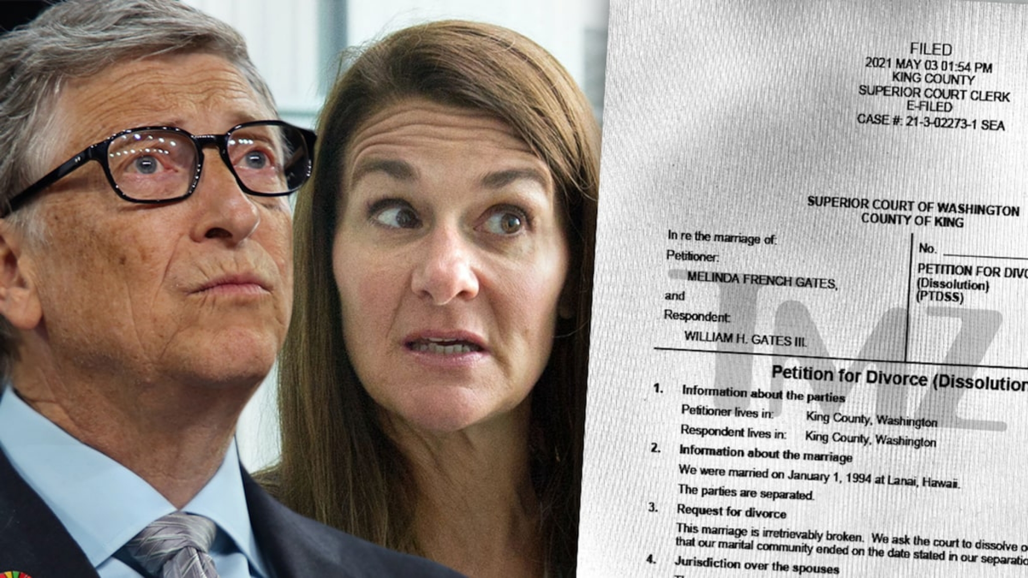 Bill and Melinda Gates File for Divorce and No Prenup