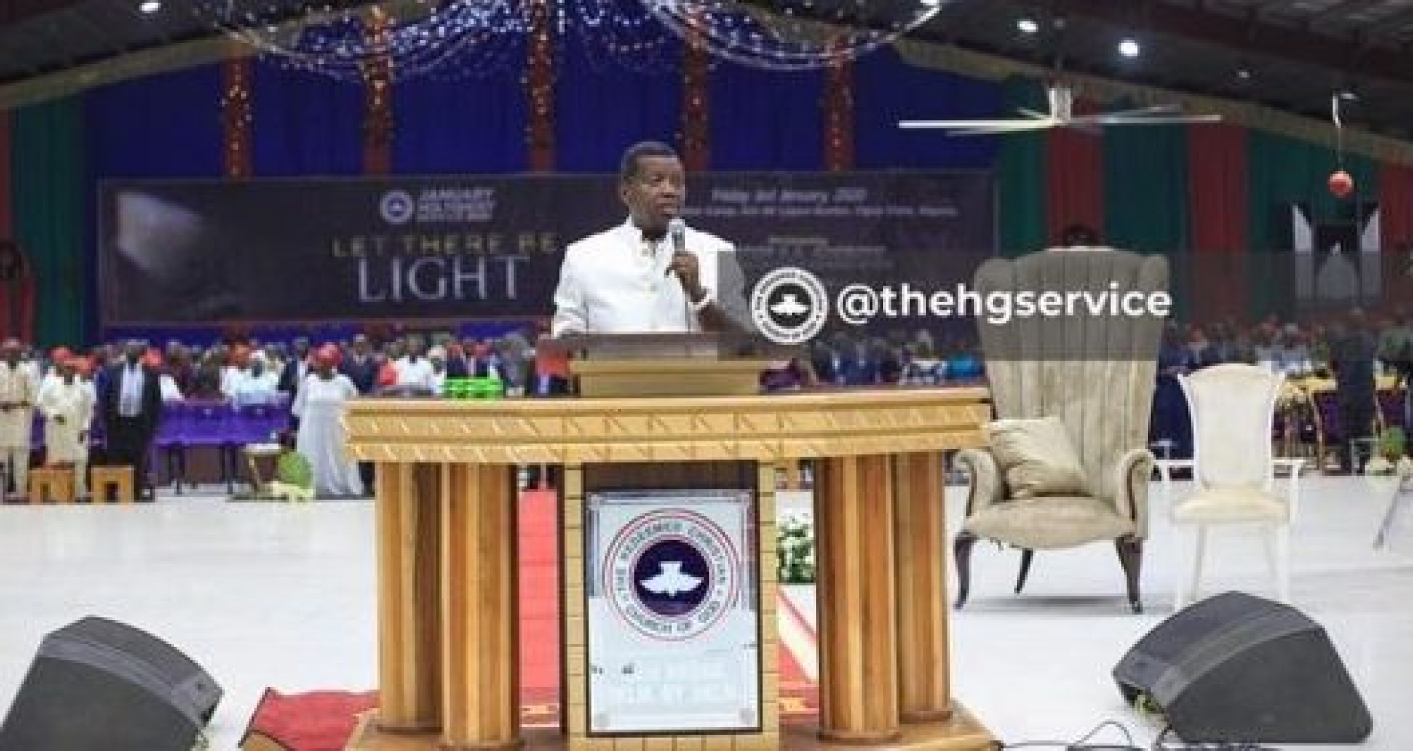Pastor Adeboye Preaches At Church Holy Communion Service Despite Son’s Death