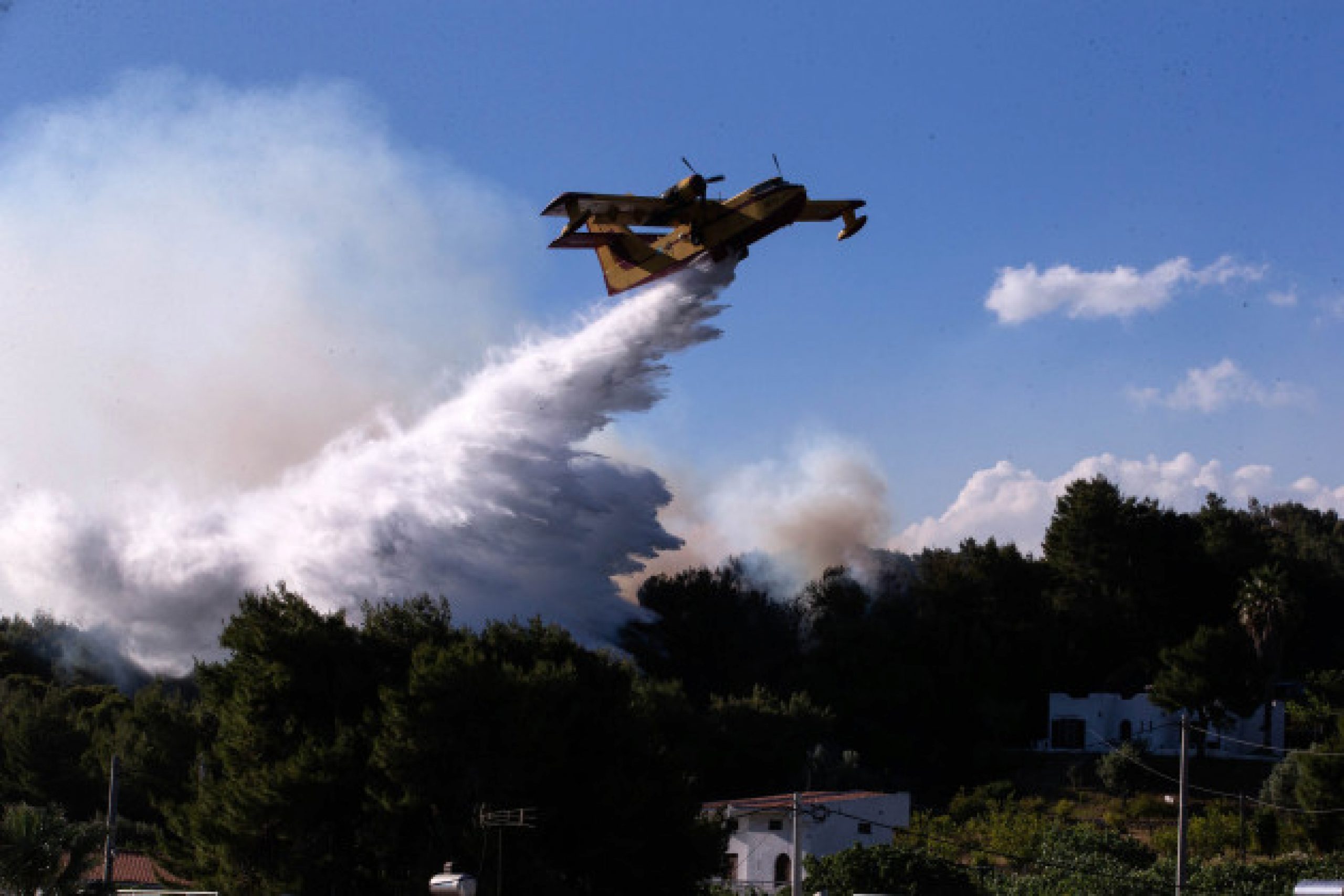 ‘Ecological disaster’ feared as Greece battles massive forest fire