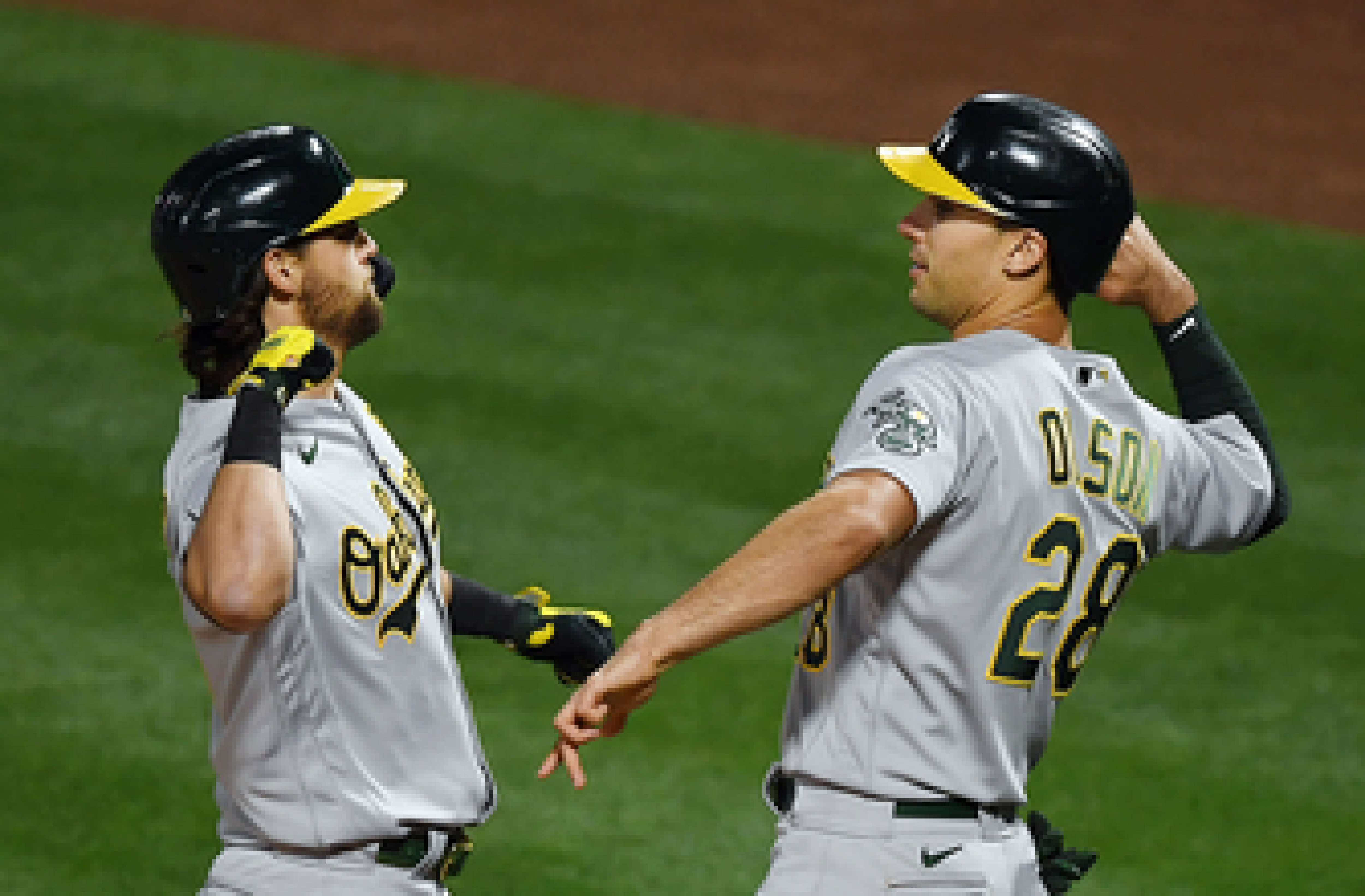 Athletics hit four homers in 8-4 win over Angels