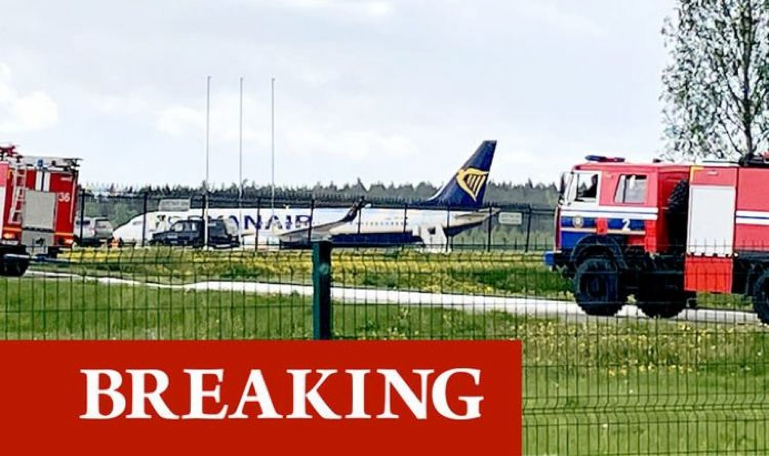 Ryanair bomb alert: Flight forced into emergency landing – fighter jet sent to intercept