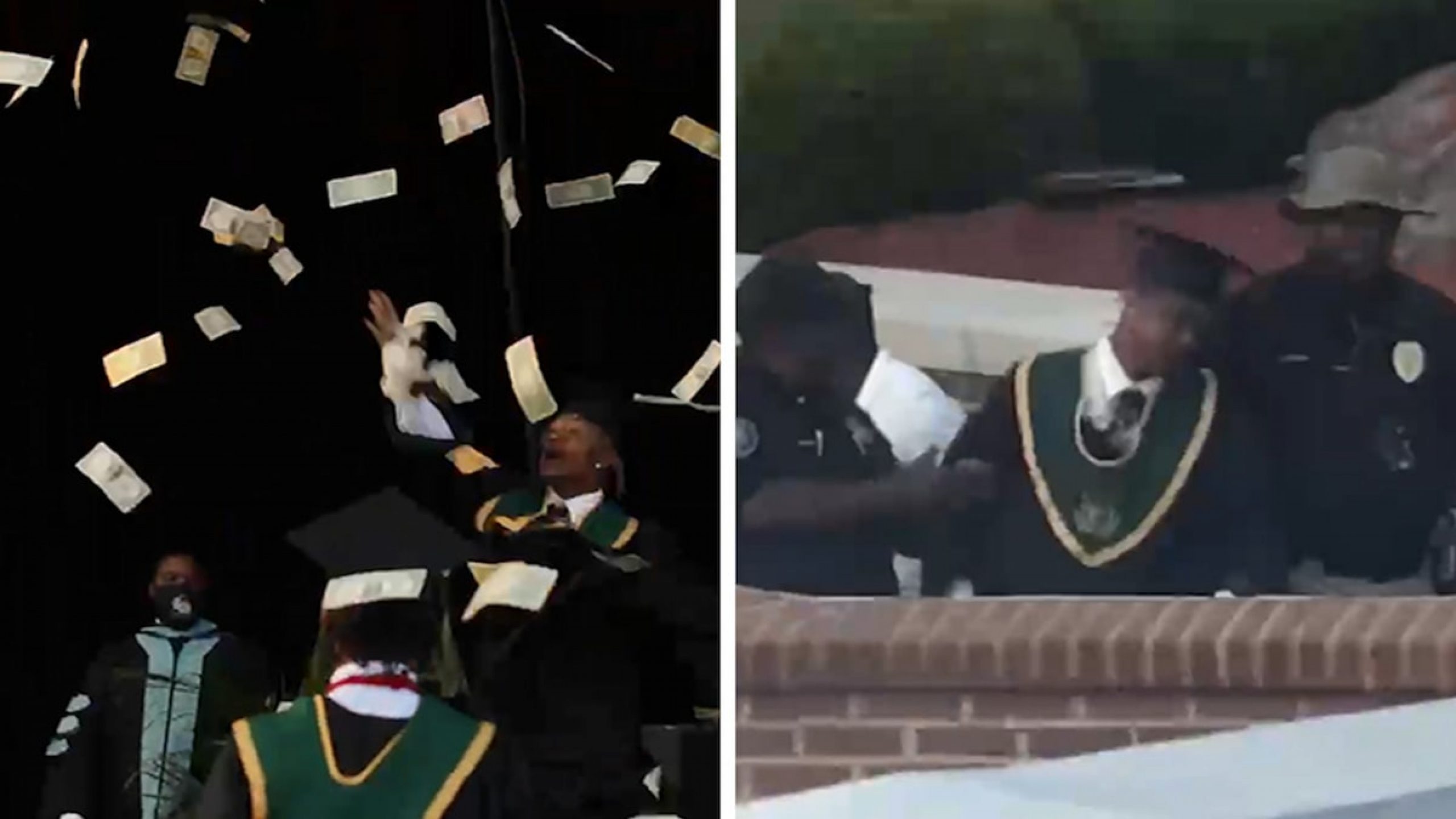 Migos Labelmate Metro Marrs Busted for Making It Rain at HS Graduation