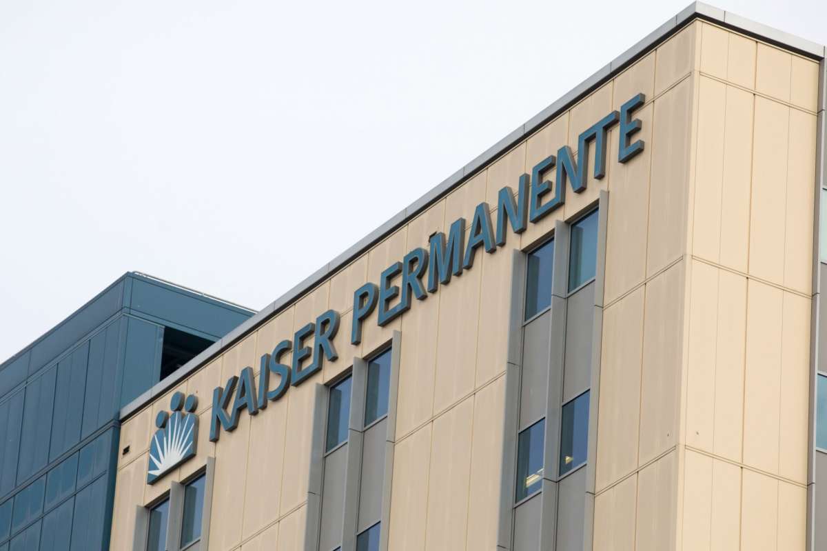 The exterior of the Kaiser Permanente hospital in Oakland, Calif. on Oct. 23, 2020.