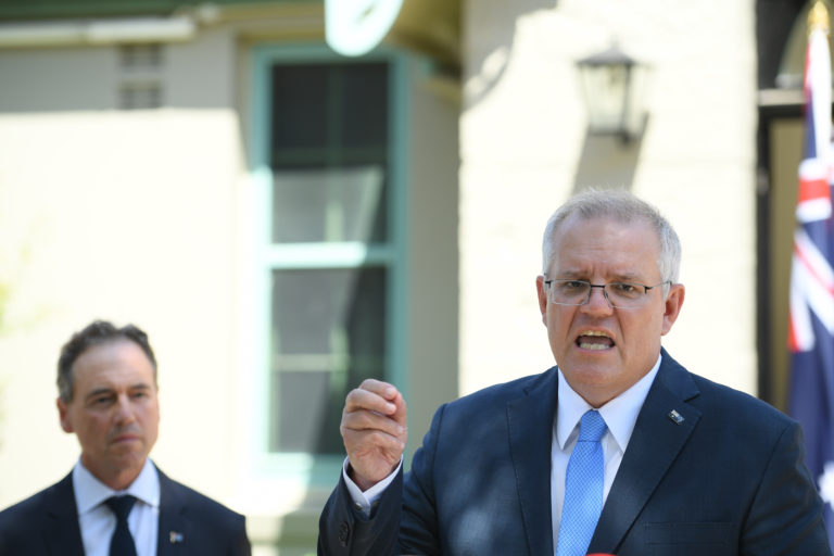 Scott Morrison aged care press conference presser