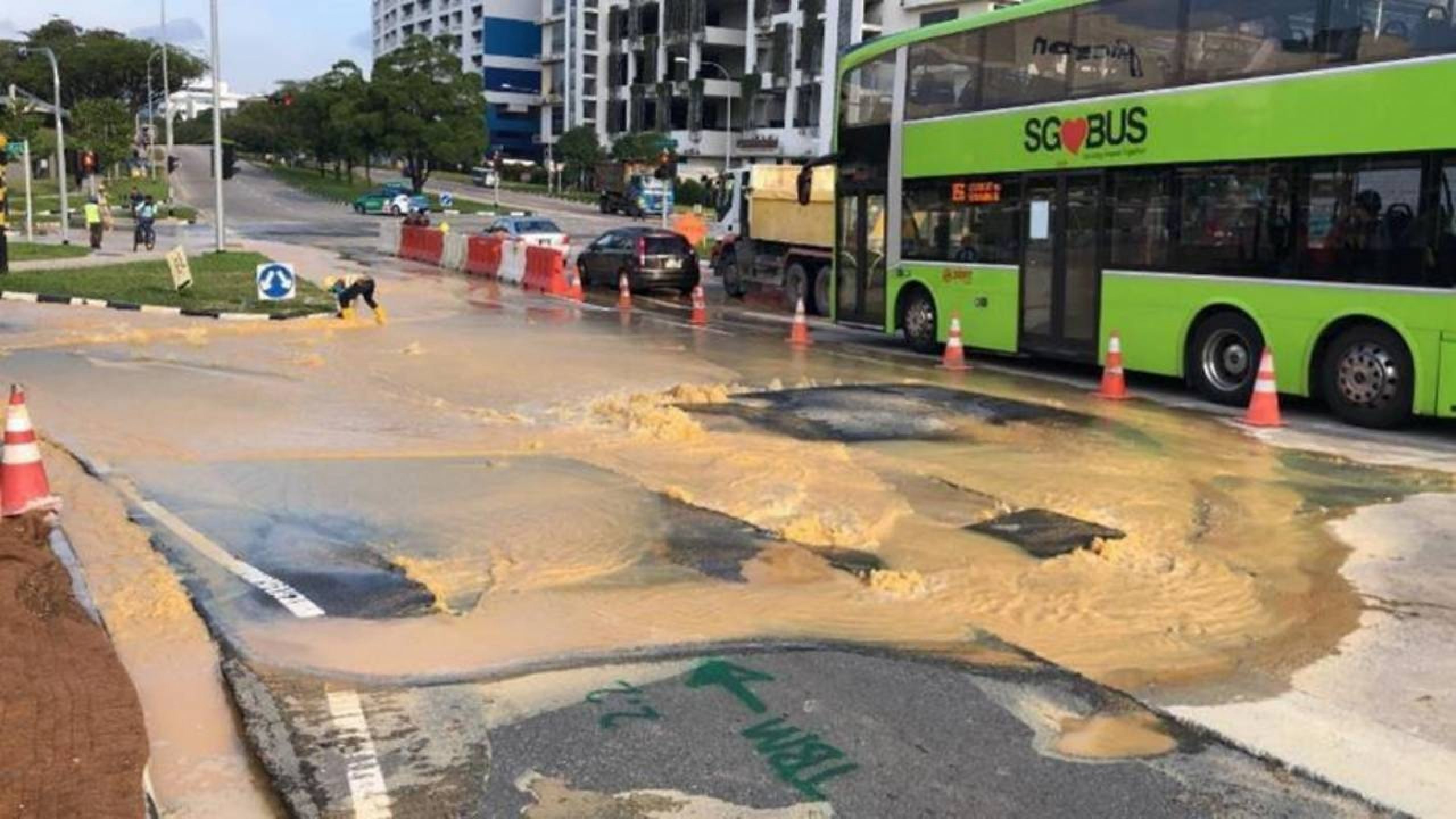 Civil engineering contractor fined for damaging water main; causing loss of 1.8 million litres of water