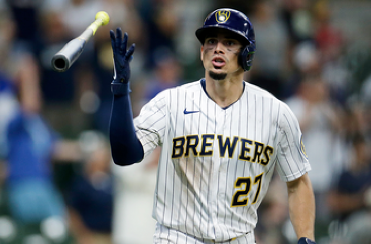 Brewers register 10 runs in the eighth to pull away from Cubs, 14-4
