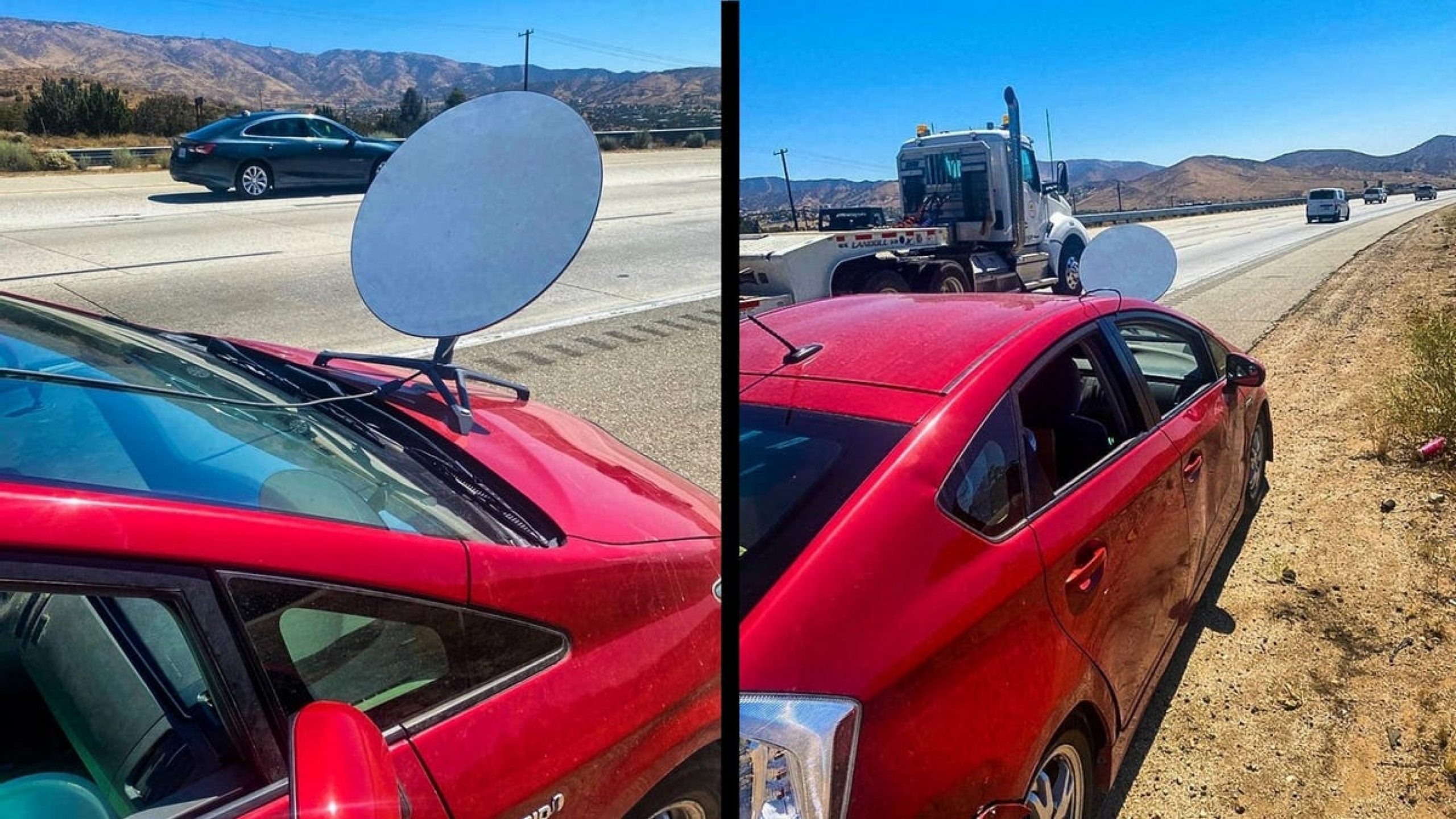 You Can’t Just Slap a Starlink Dish Onto Your Car, California Motorist Finds Out