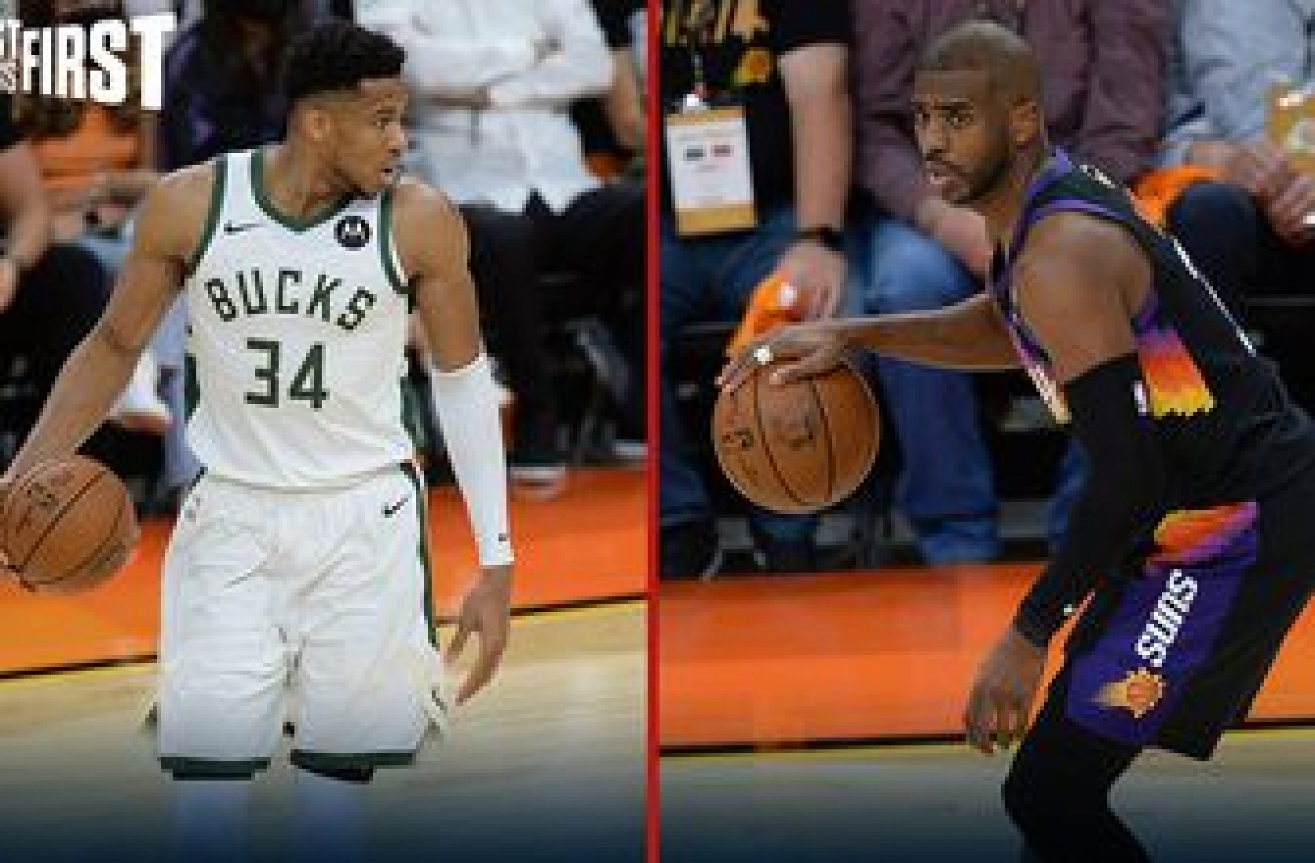 Nick Wright decides whether Giannis or CP3 is more crucial for the outcome of NBA Finals | FIRST THINGS FIRST