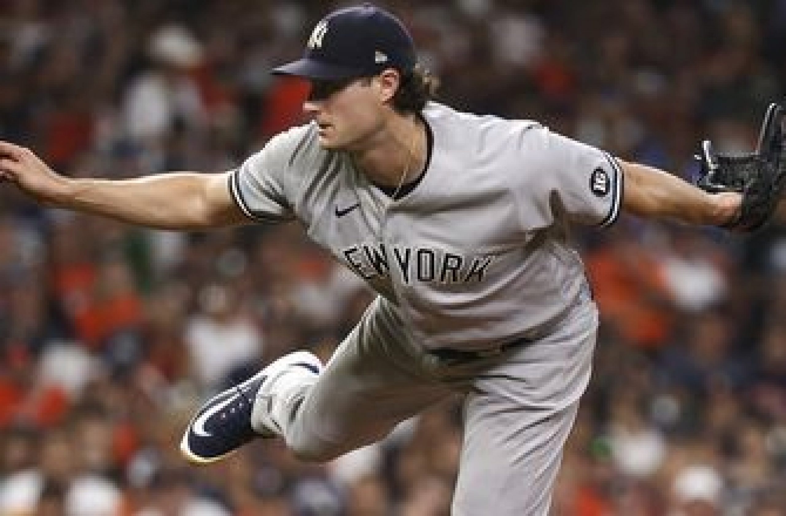 Gerrit Cole strikes out 12 in 129-pitch complete-game shutout win over Astros, 1-0