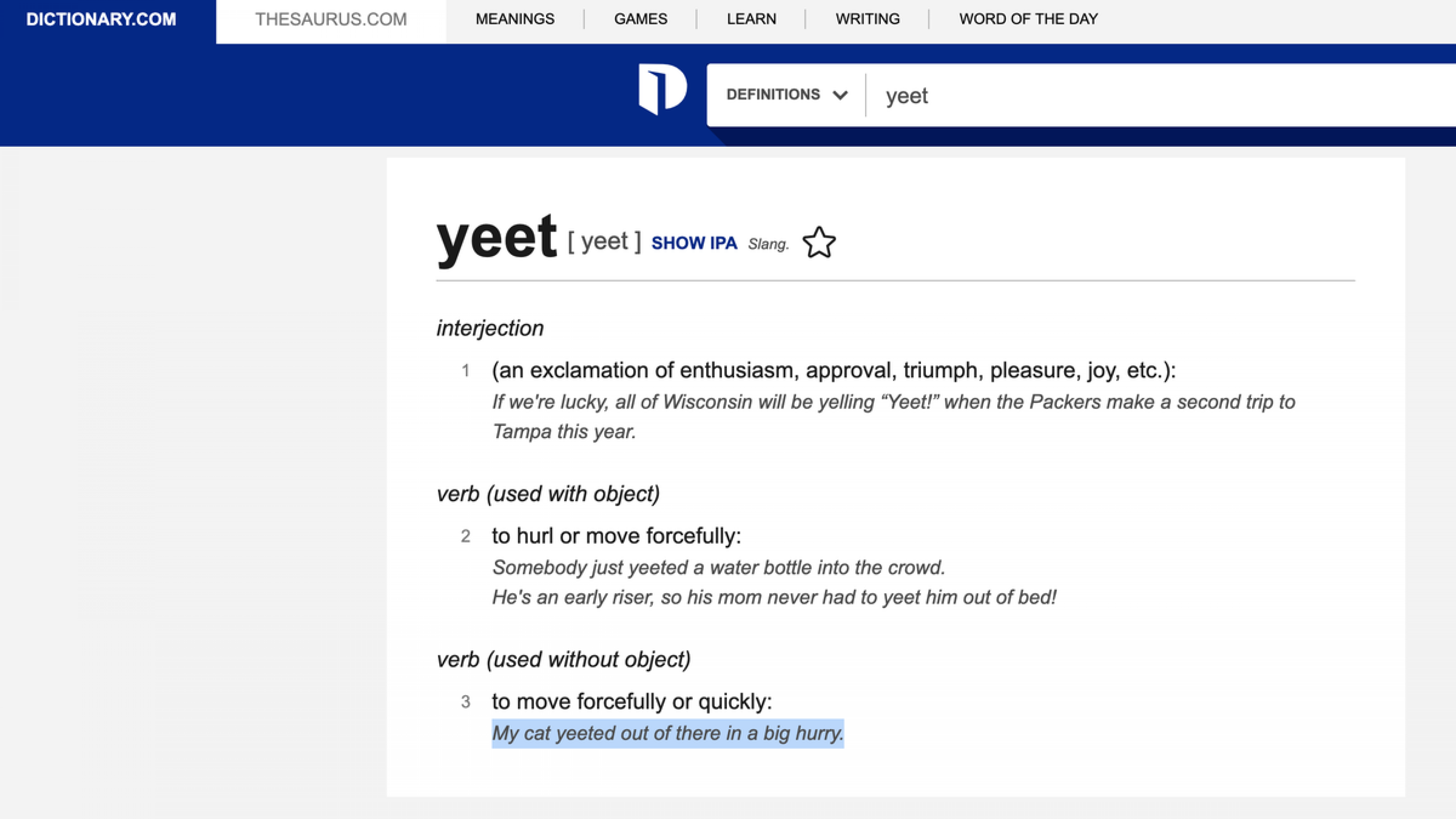 Olds, Now You Can Look Up ‘Yeet’ in the Dictionary Instead of Asking the Youth