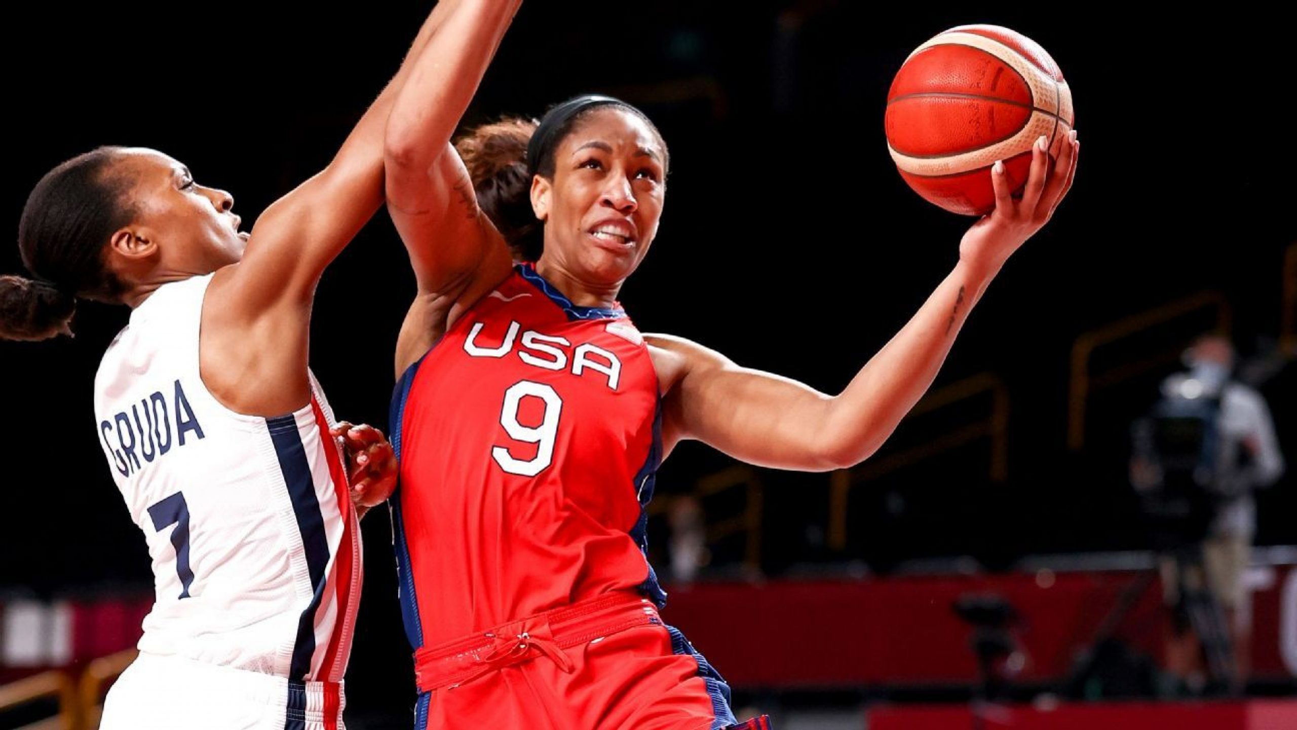 France tests Team USA women’s basketball, Harrison takes silver by a sliver