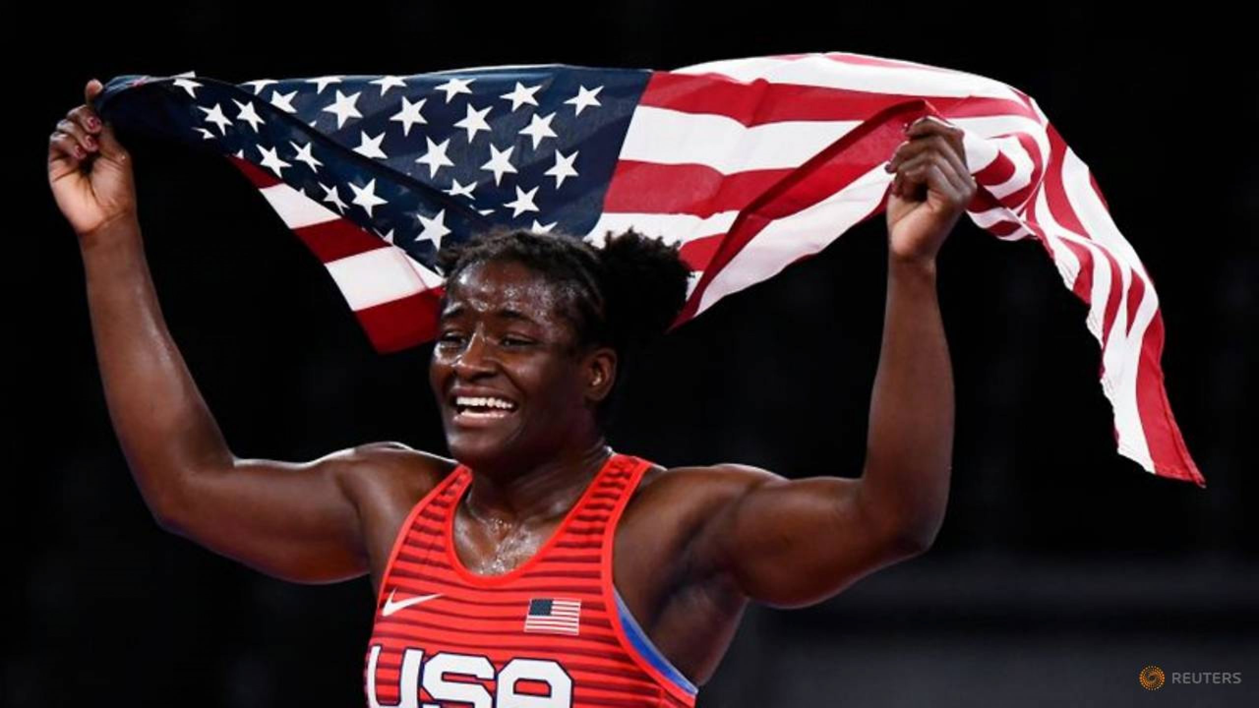 Olympics-Wrestling-Mensah-Stock wins women’s freestyle light heavyweight gold medal