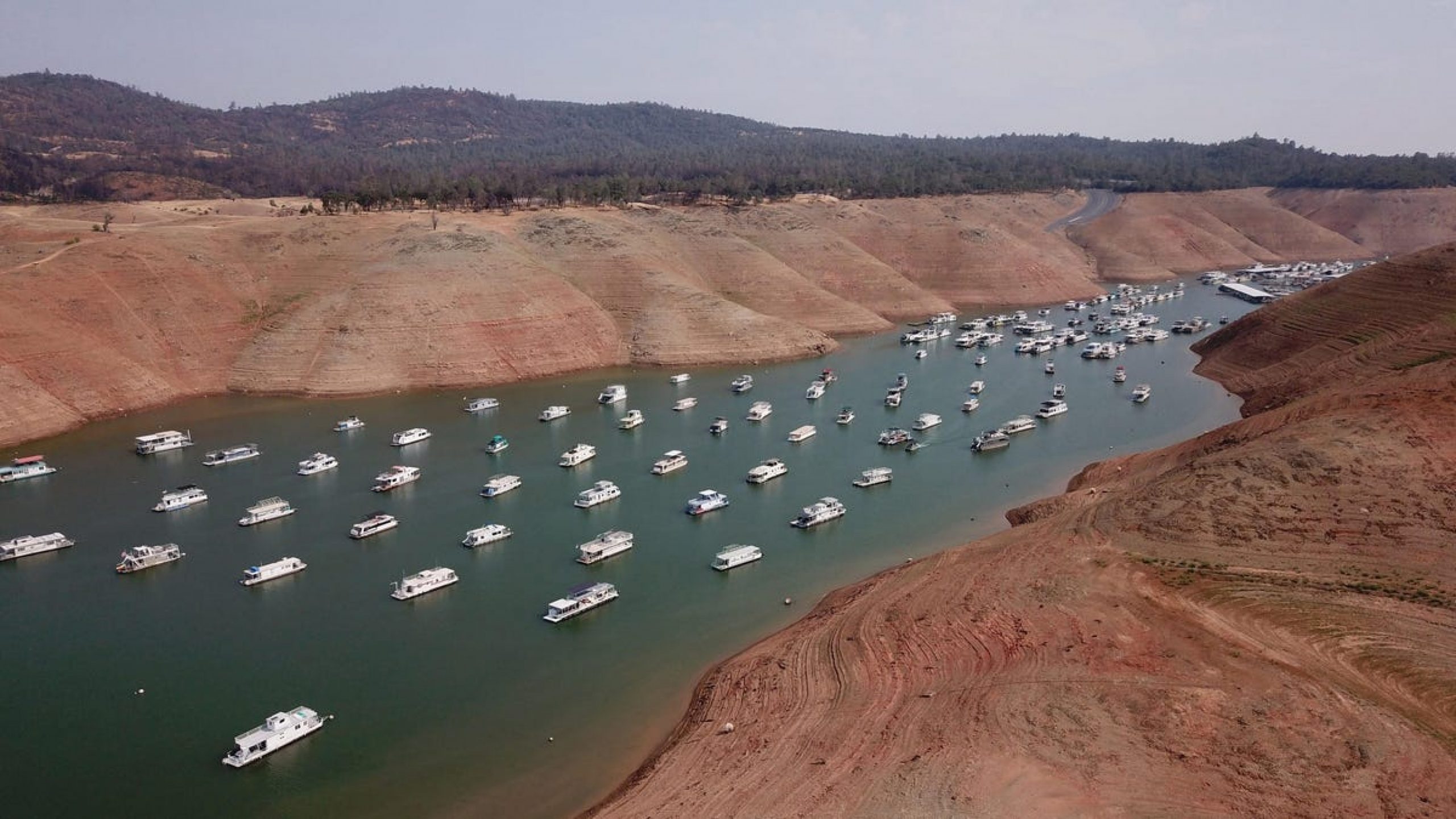 California Hydropower Plant Shuts Down as a Key Reservoir Drops to Record Low