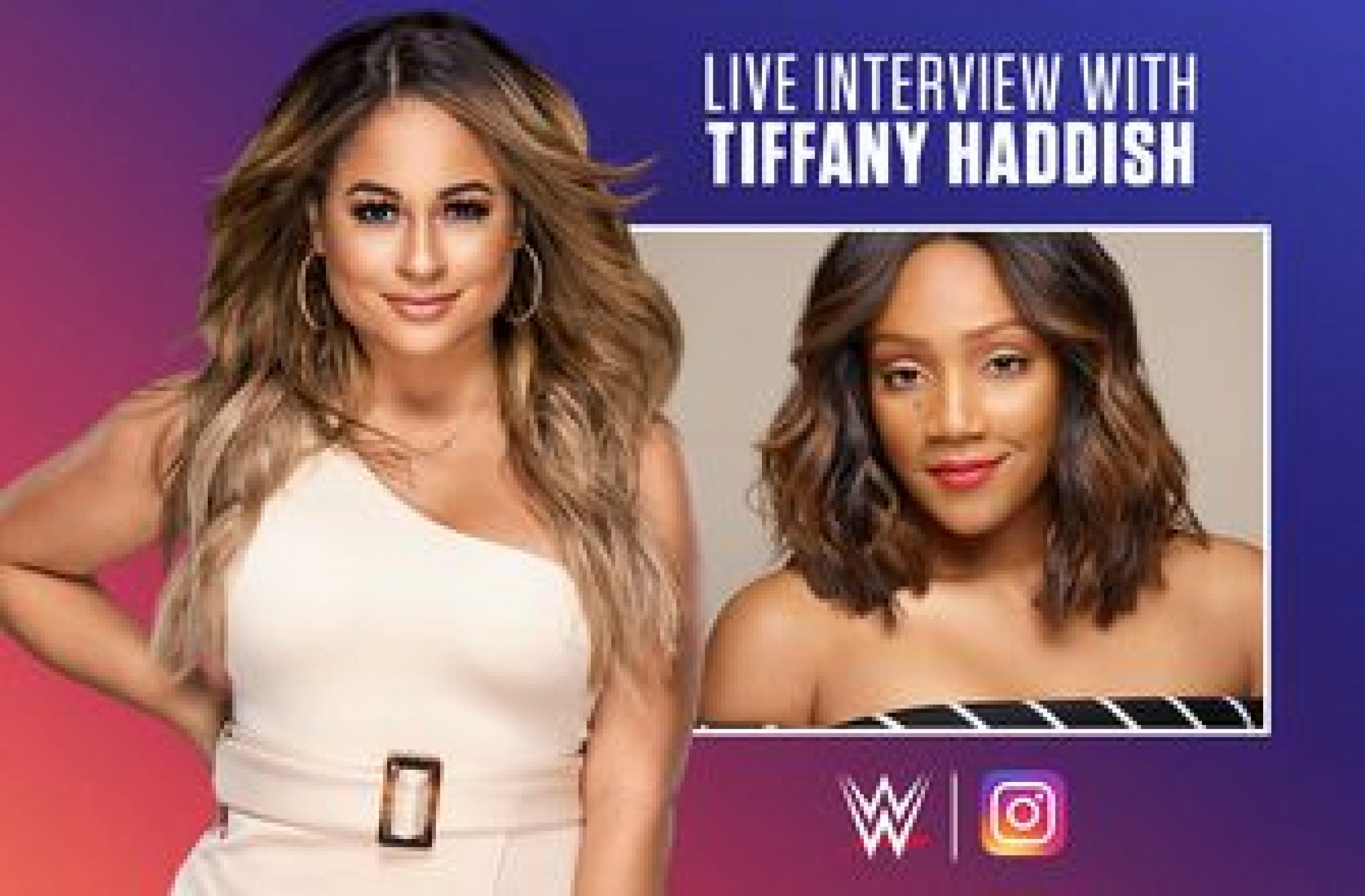 Tiffany Haddish joins Kayla Braxton live on WWE’s Instagram channel