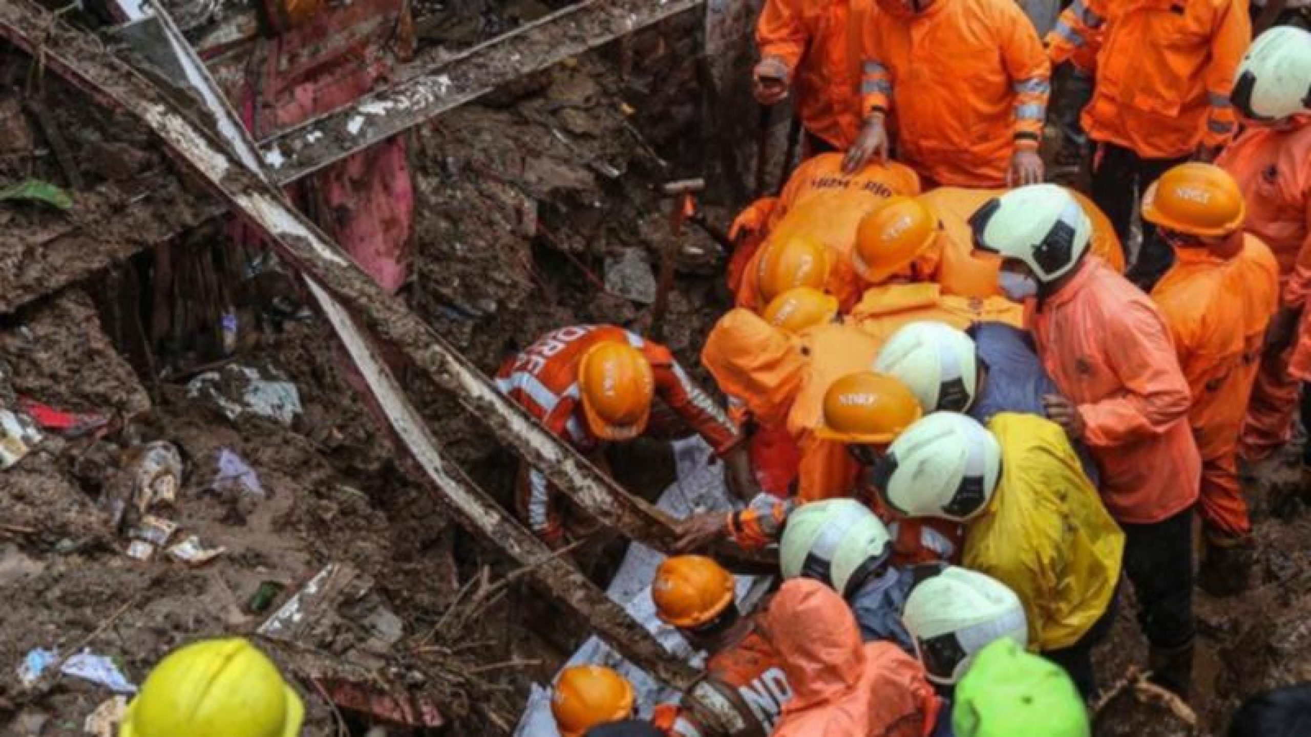 Dozens feared trapped in India landslide
