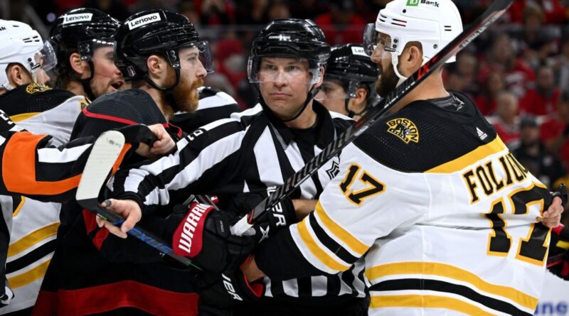 How NHL officials handle the intensity —