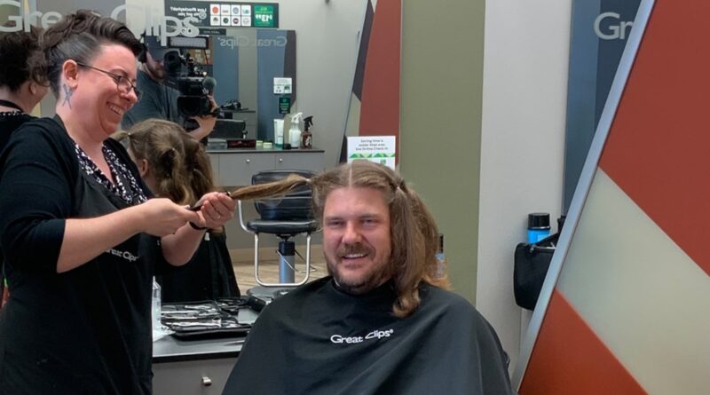 U.S. Curling Legend Matt Hamilton Cuts His Famous Hair For Charity