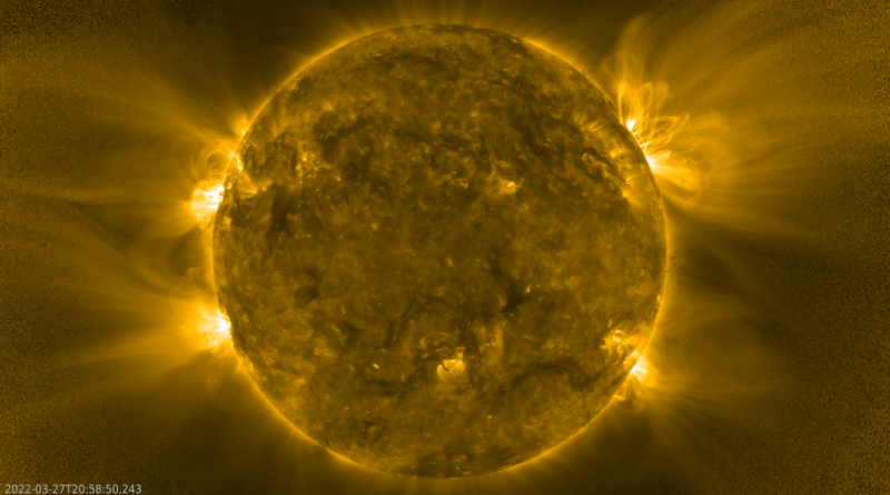 Solar Orbiter Captures Dazzling Images of the Sun’s Chaotic Activity