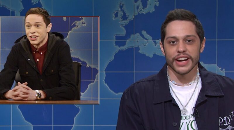 Pete Davidson Bids Farewell to ‘SNL’ in Moving, Funny Weekend Update Skit