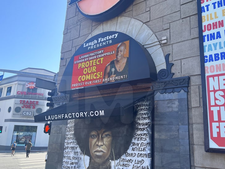 laugh factory dave chappelle sign