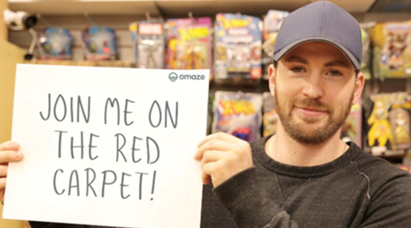 Chris Evans Charity Sweepstakes, Winner to Be His Date at Movie Premiere