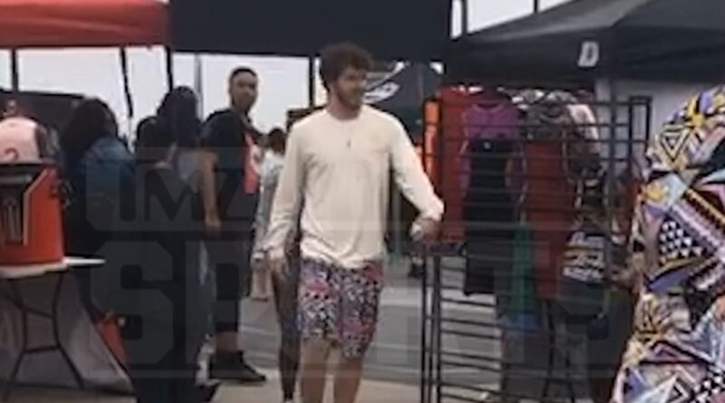 Jack Harlow Hits ‘White Men Can’t Jump’ Set In Venice