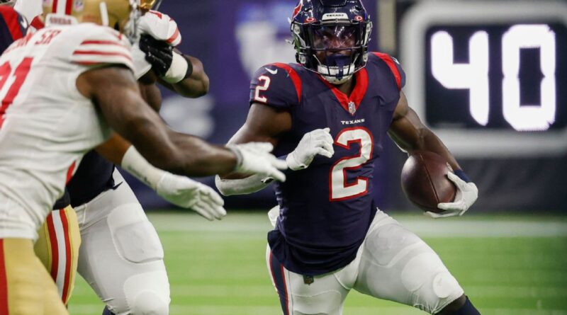 Texans cut Mack; rookie Pierce now likely RB1
