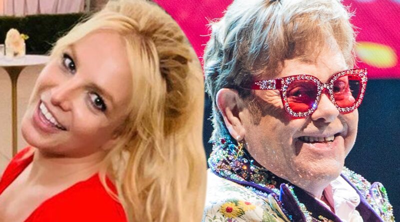 Britney Spears Gifts Elton John Rocket Man Shakers for ‘Hold Me Closer’ Success
