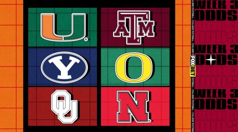 College football odds Week 3: Top 25 betting results
