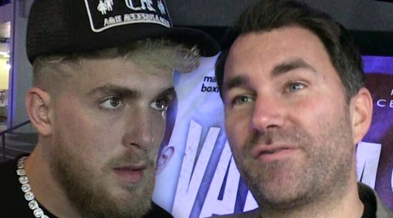 Eddie Hearn Sues Jake Paul For Claiming He Rigged Taylor-Serrano, Joshua-Usyk Fights