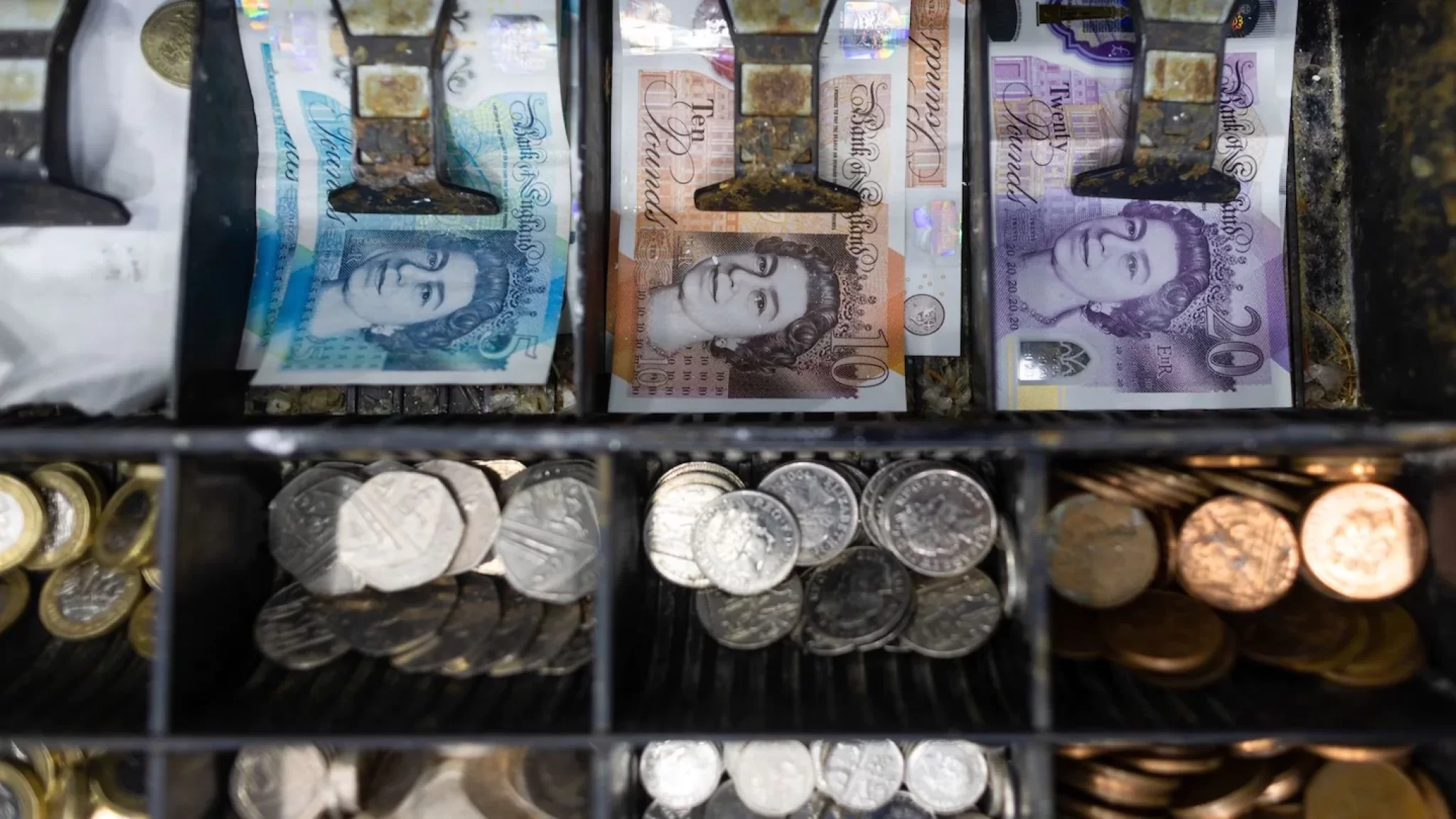 British pound falls hard against the dollar after government mini-budget