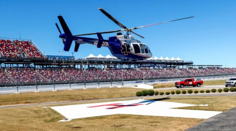 Anderson airlifted from Dega after fiery crash