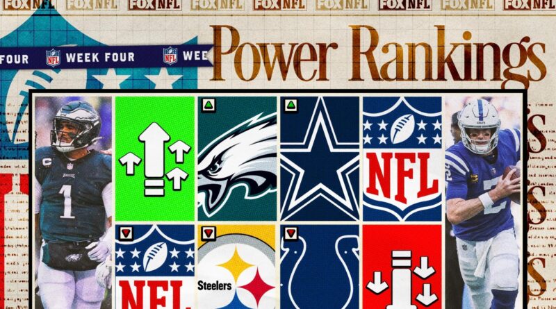 NFL Power Rankings: Eagles, Cowboys move up; Steelers, Colts in trouble