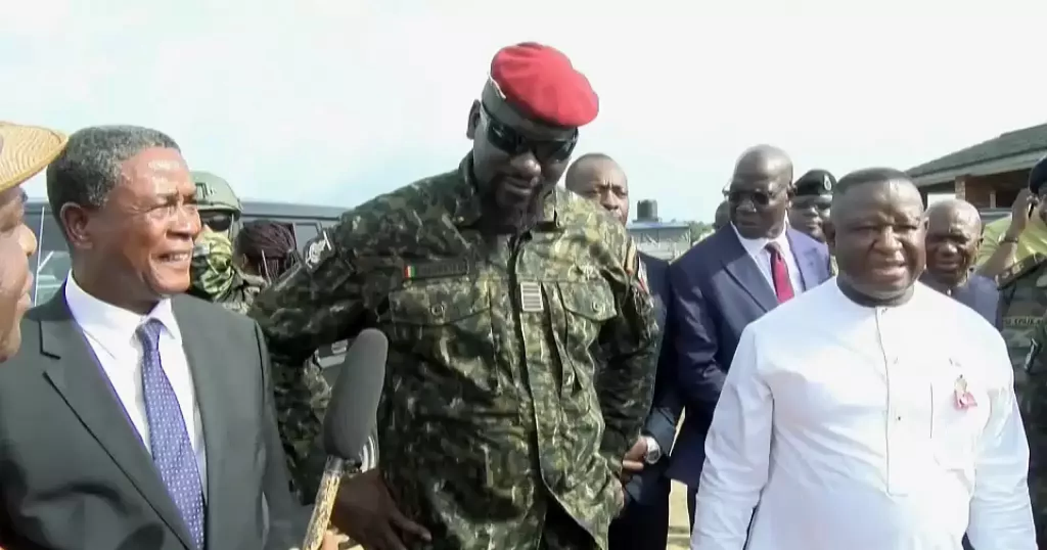Guinea’s Colonel Doumbouya visits Sierra Leone
