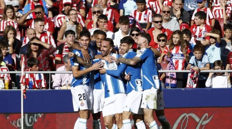 Ten-man Espanyol hold misfiring Atletico to 1-1 draw