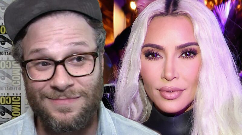 Seth Rogen Jokes About Kim Kardashian’s Absence at Women In Entertainment Breakfast