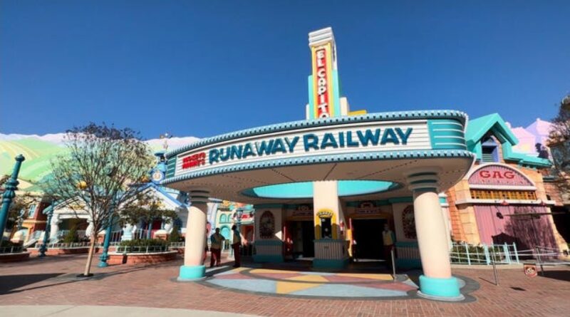 Here’s a Sneak Peek of Mickey and Minnie’s Runaway Railway Queue at Disneyland