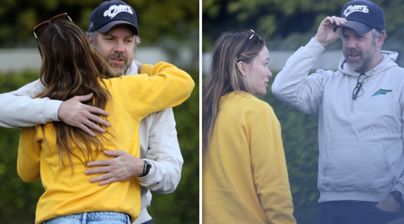 Olivia Wilde & Jason Sudeikis Hug It Out in Public After Nasty Year