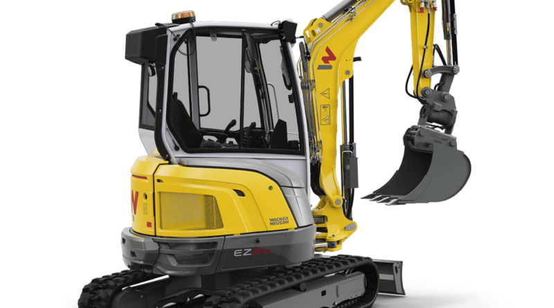 Wacker Neuson Completely Redesigns its EZ26 Compact Excavator